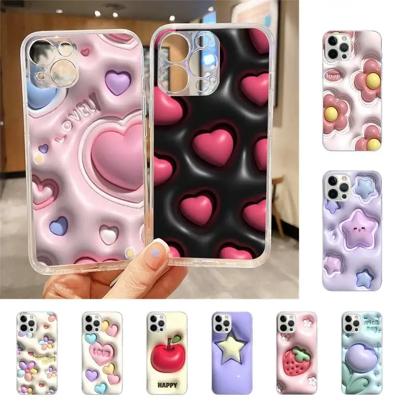 

Cut Flower 3Dvision Phone Case For Iphone 7 8 Plus X Xr Xs 11 12 13 Se2020 Mini Mobile Iphones 14 Pro Max Case