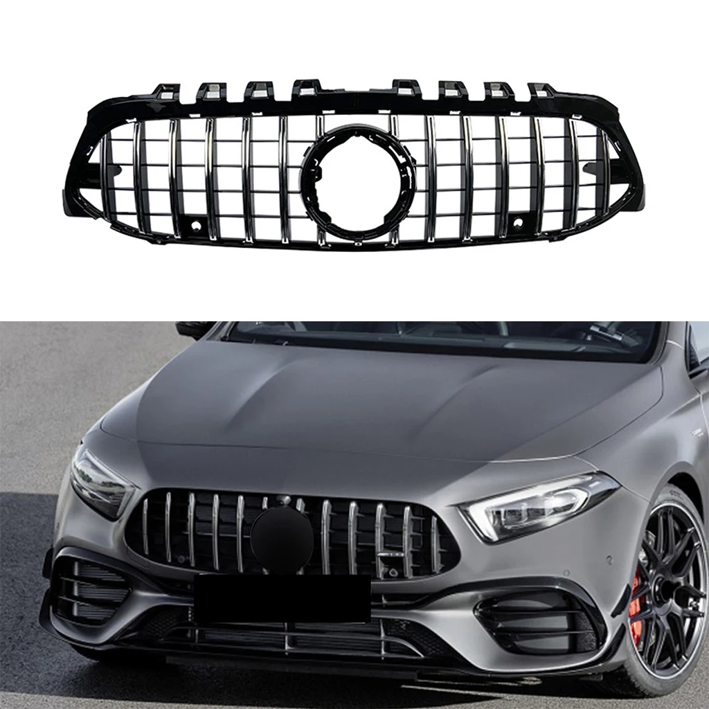 

GT Style Grill For Mercedes-Benz A-Class W177 A180 A200 A250 A35 A45 AMG 2019 2020 2021 Front bumper Grille