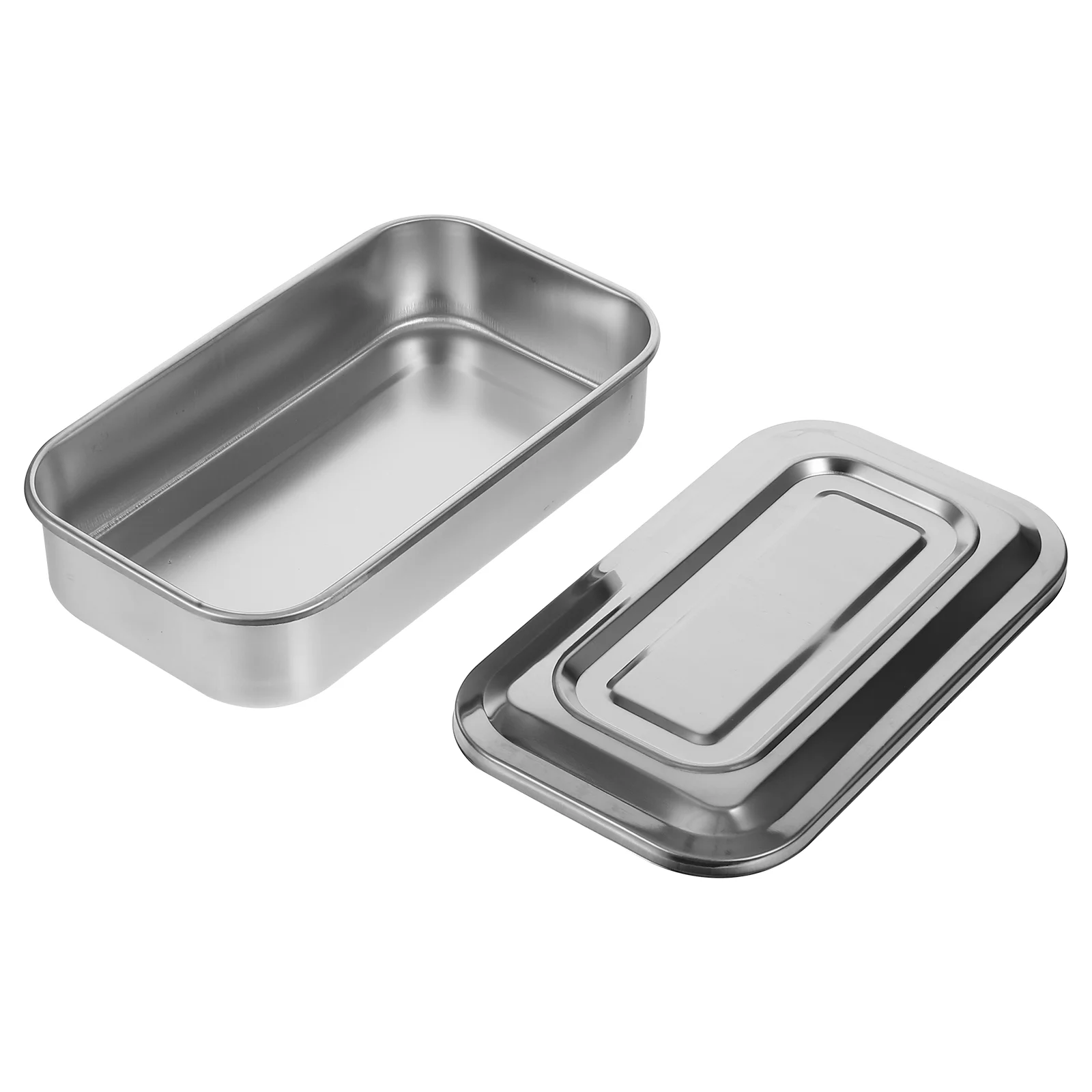 

Beauty Square Plate Instrument Tools Tray Sterilizer Lid Stainless Steel Experiment