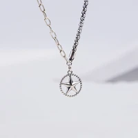 fashion round star jewelry for female pendant wholesale gothic sweater chain irregular vintage style around the neck necklaces