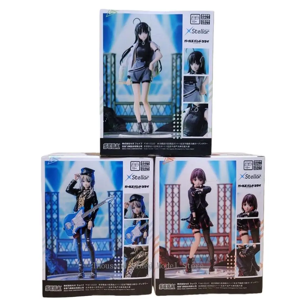 Фото В наличии оригинальная фигурка SEGA XStellar GIRLS BAND CRY Kawaragi Momoka Iseri Nina Subaru Awa, натуральная аниме-фигурка, модель коллекционных игрушек №1