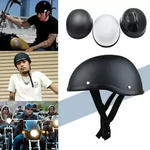 

NEW2023 New Skull Cap Motorcycle Half Helmet Vintage Casco Moto Motorcycle Open Face Retro Chopper Biker Cruiser Motorcycle Acce