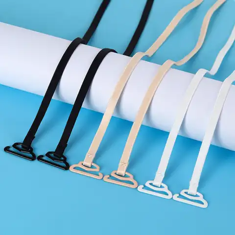 New Underwear Shoulder Strap Women Bra Transparent Invisible Bra Straps Basic Color Skin White Black