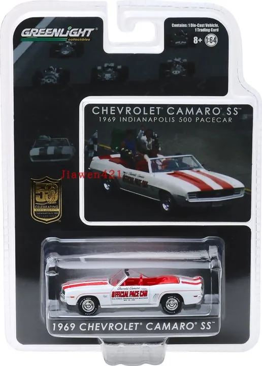 

Модель гоночного автомобиля Chevrolet Camaro, модель литая из металлического сплава, игрушечная машинка для коллекции подарков, 1: 64, 1969
