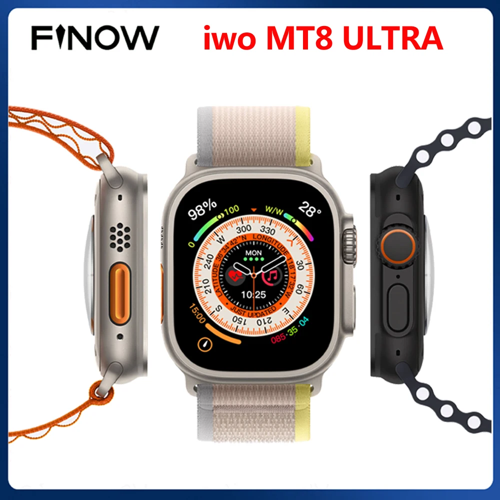 

49mm IWO Watch Ultra MT8 Smartwatch Men Series 8 Ultra Watch Call NFC 380mAh Men Women Health Smart Watch for Android IOS PK DT8