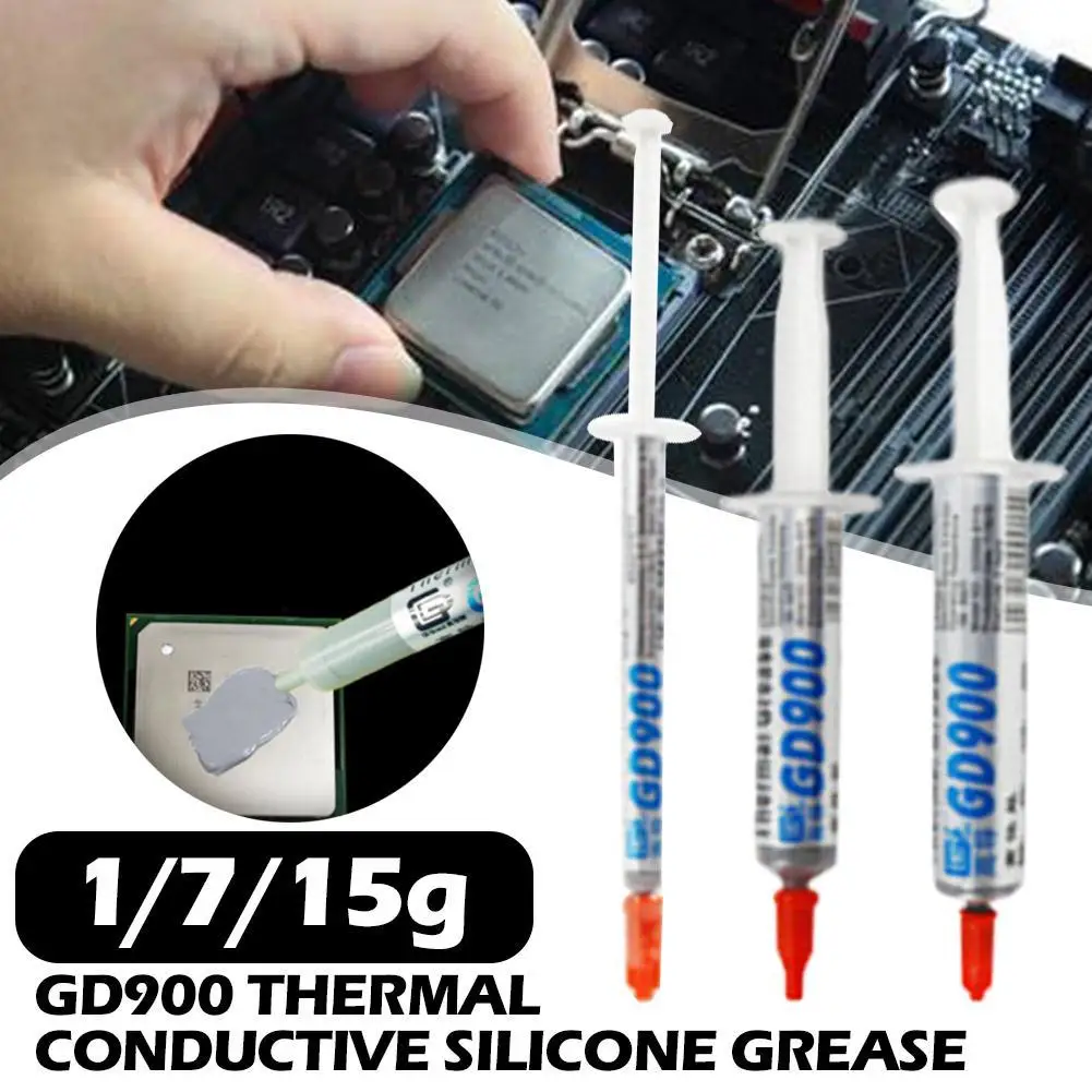 

Термопроводящая паста GD900-1, вес нетто 1/3/7/15/30/150 г
