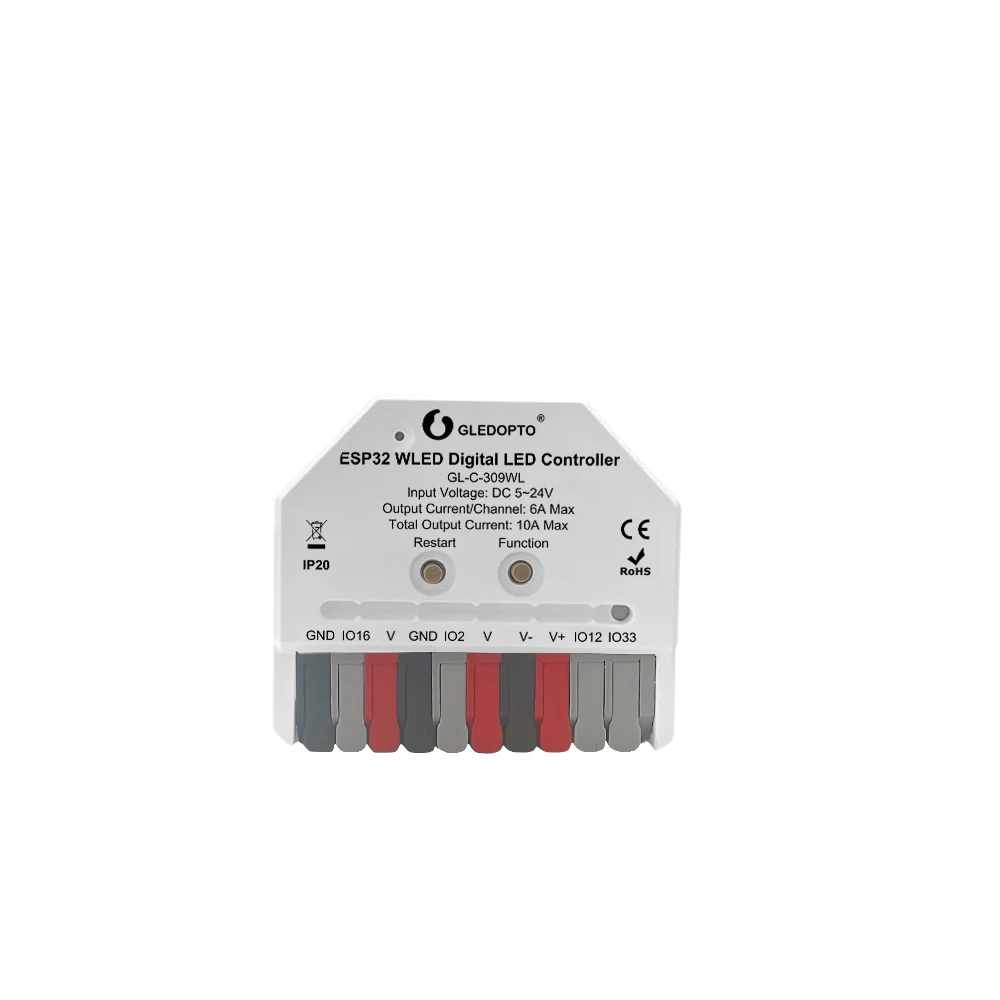 

GLEDOPTO ESP32 Ultra Mini WLED RGB Контроллер