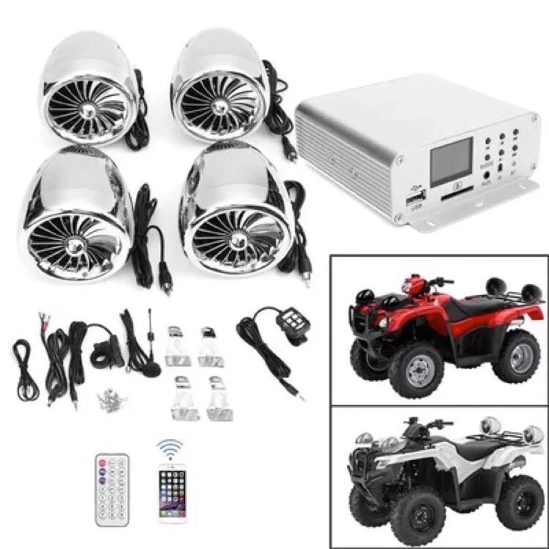 Водонепроницаемые мотоциклетные Bluetooth-колонки M1000 стереоаудиосистема со