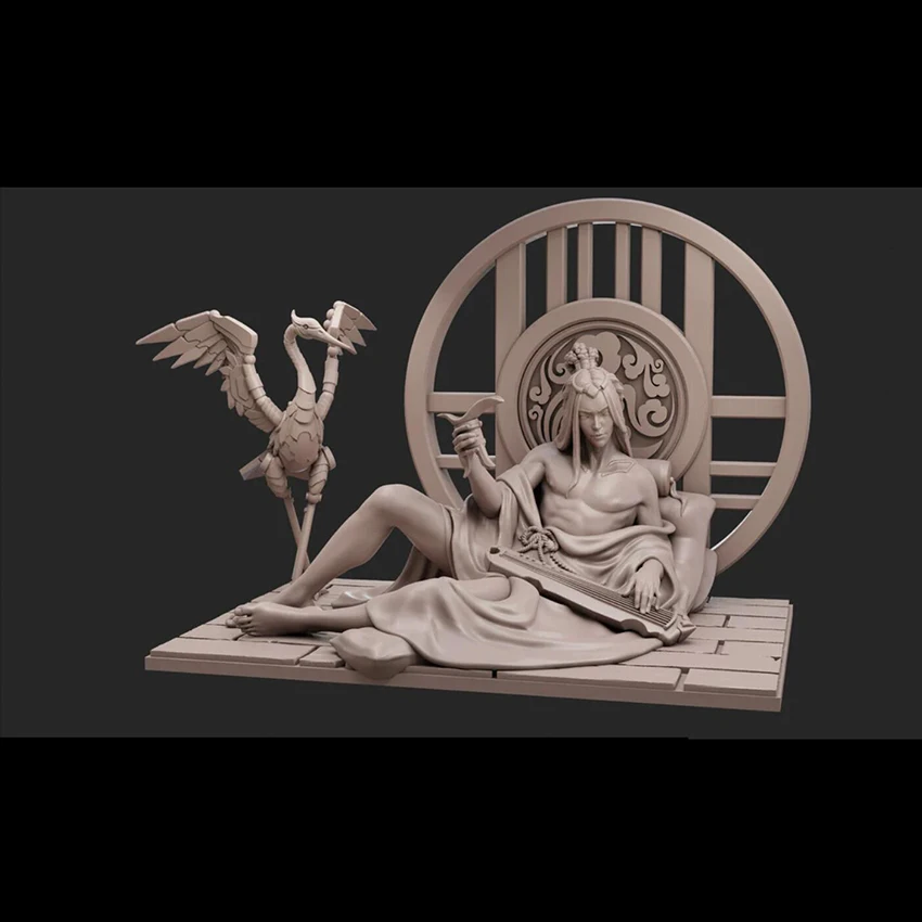 

Разобранный 1/24 старинный мужчина Фэнтези воин с базовой фигуркой из смолы набор миниатюрных моделей Неокрашенный