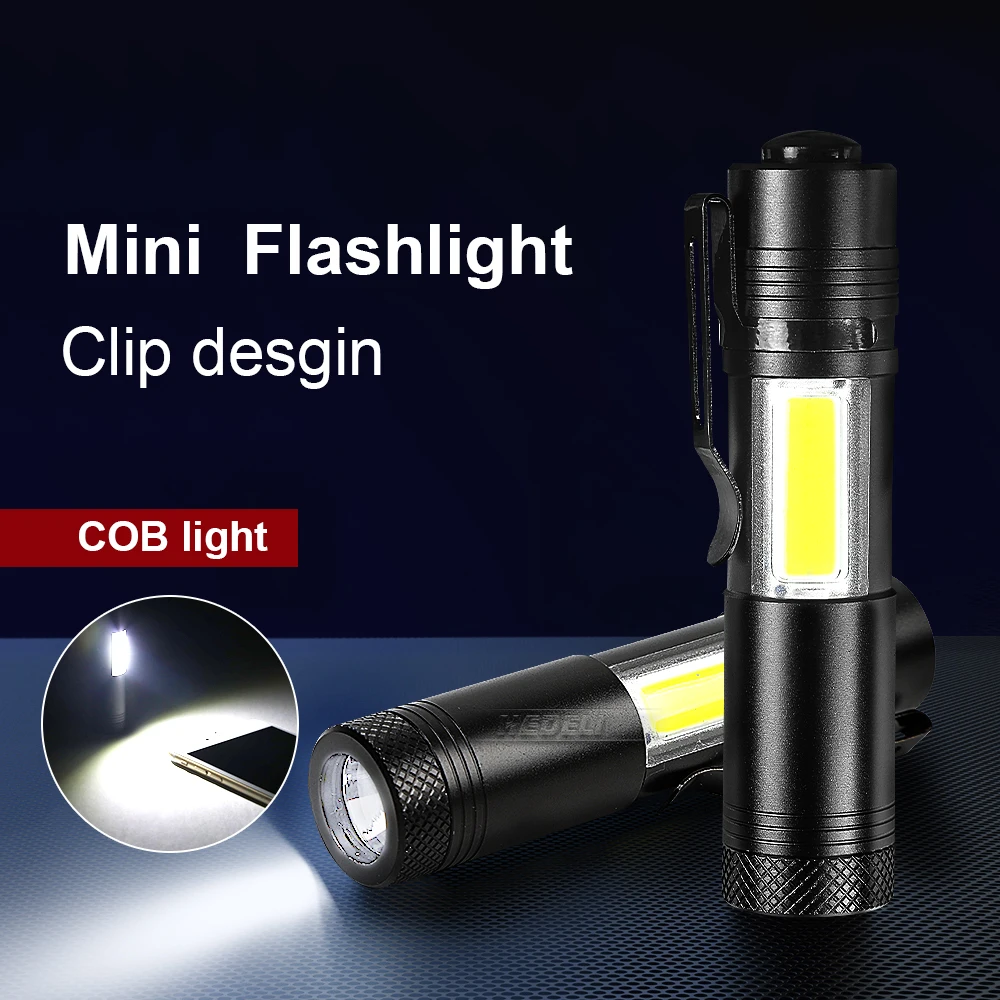 

2022 NEW Q5 High Power Flashlights Multifunction Tactical Rechargeable COB Torch 250000 Lumen Camping Waterproof Flashlight
