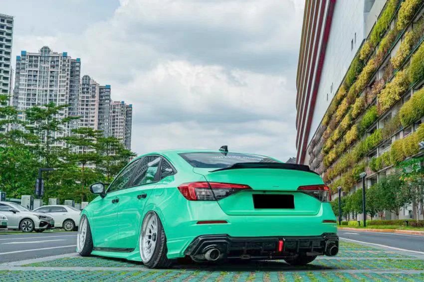 Комплект кузова для Honda Civic 11 поколения 2022-2023 сплиттер заднего бампера матовый