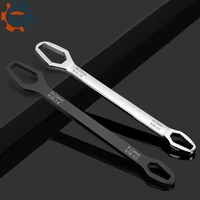8 22mm multi function universal plum wrench self tightening adjustable glasses wrench plate double head plum wrench hand tool