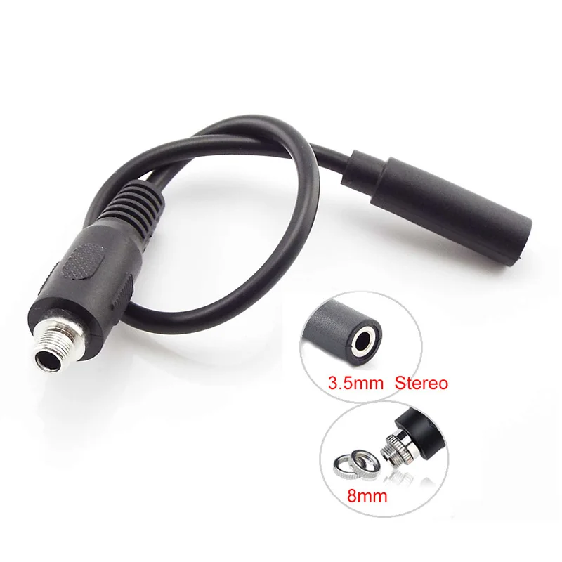 Наушники 3 5 мм Aux стерео гнездо-мама винтовой кабель удлинительный
