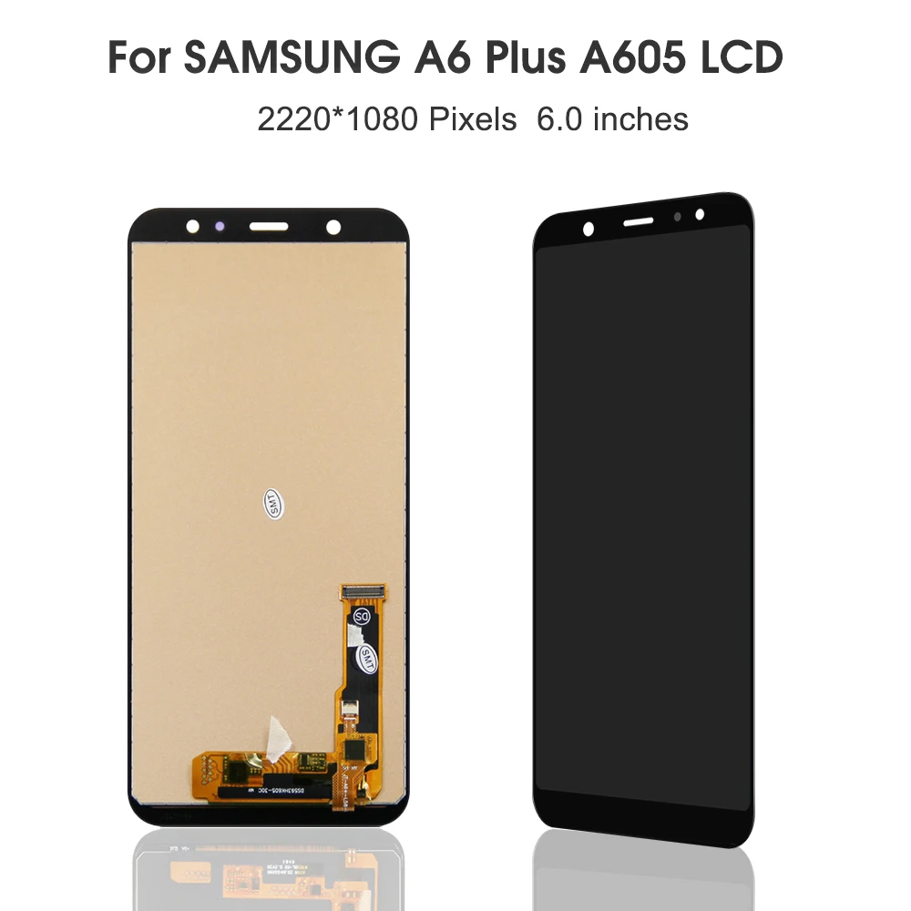 A6 Plus 100% протестированный экран дисплея для Samsung Galaxy 2018 ЖК-дисплей сенсорный