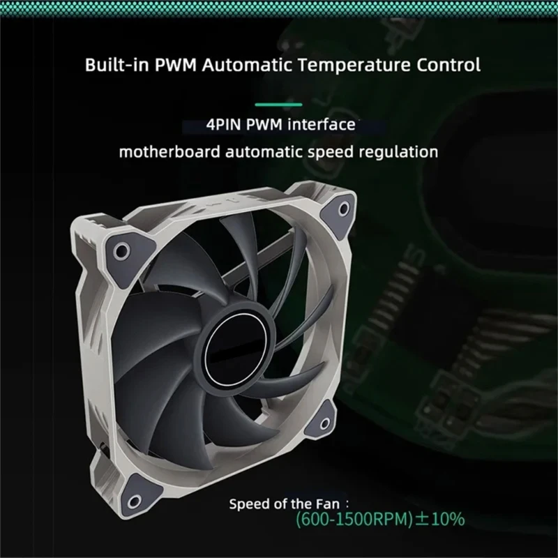 120 мм охлаждающий вентилятор толщина 12 ШИМ-вентилятор 4-контактный радиатор