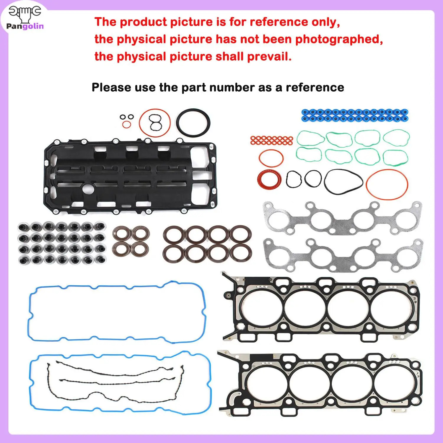 1 комплект прокладок для капитального ремонта двигателя 2018-2020 Mustang 5.0L Coyote Gen3 JR3Z6051C