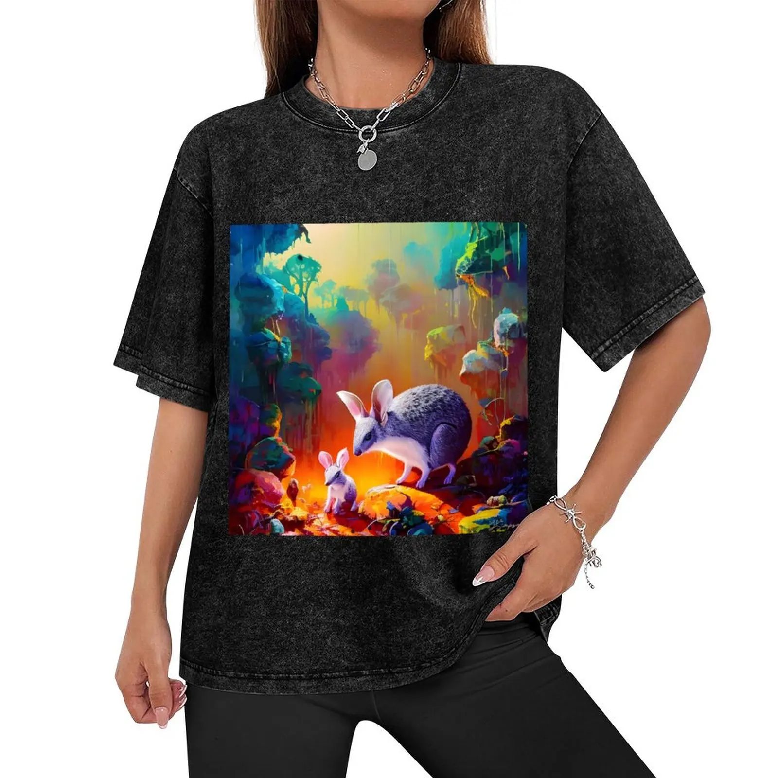 Футболка Bilby Mother and Baby большая футболка с рисунком белые мужские футболки для