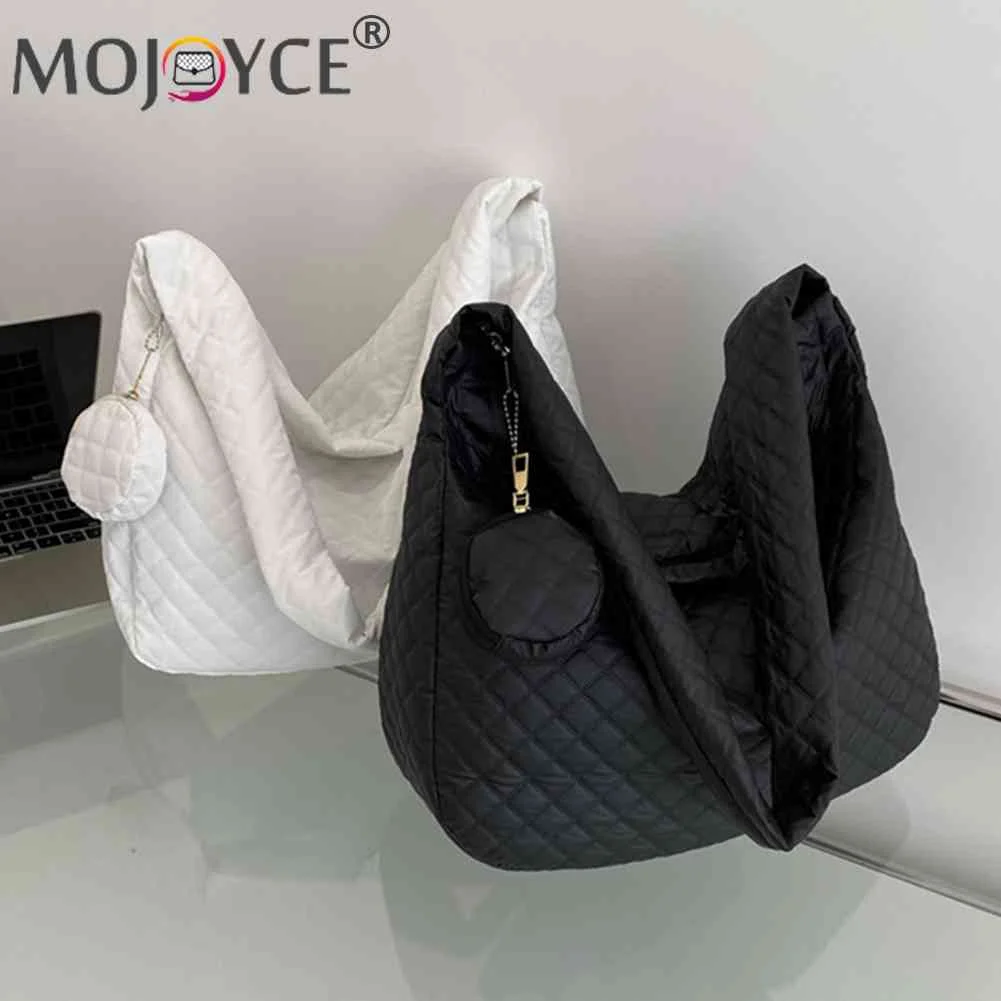 

Простая Сумка, женская сумка-мессенджер с ромбовидным узором, большая вместимость, с маленьким кошельком для девушек, повседневная, школьна...