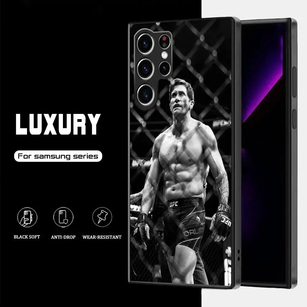 Чехол для телефона Jake Gyllenhaal-Southpaw Samsung Galaxy S24 S23 S22 S21 S20 Plus Ultra Note20 мягкий черный чехол