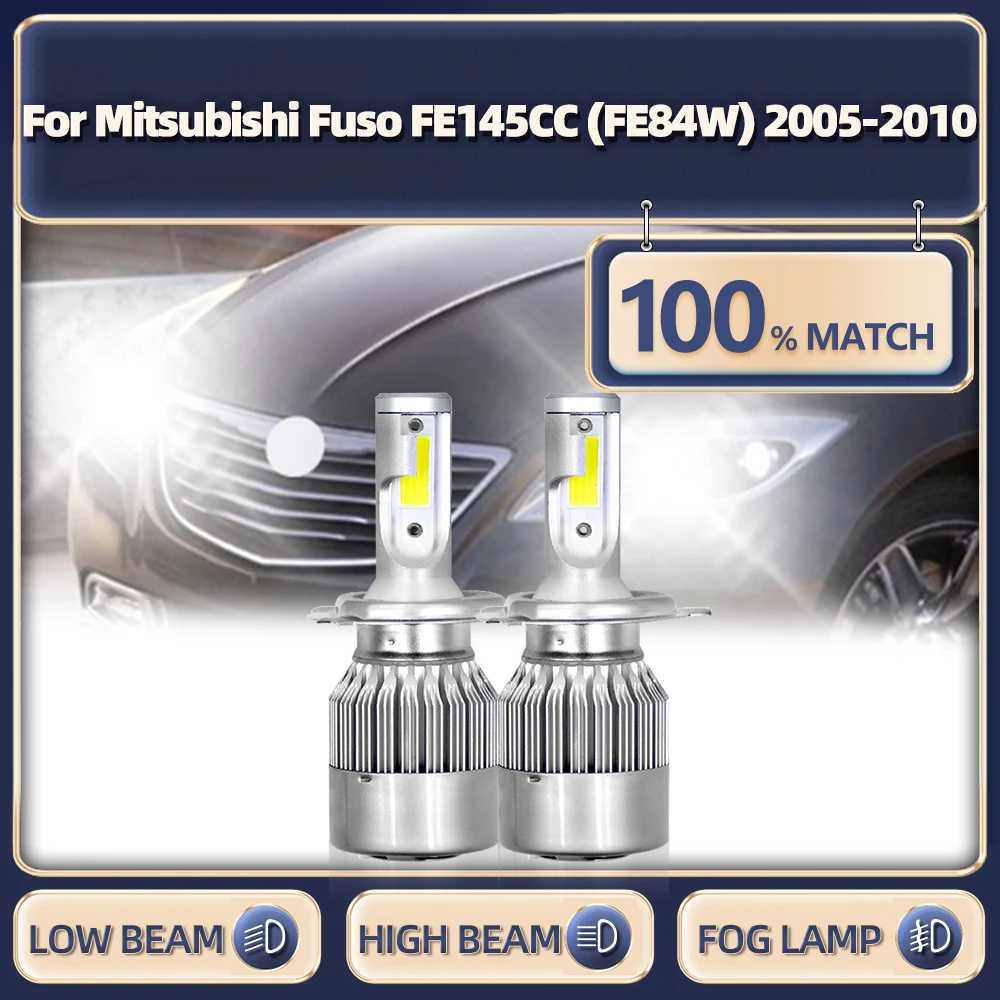 

20000LM LED Headlight Bulbs 6000K Car Headlamps 12V Auto Lamps For Mitsubishi Fuso FE145CC (FE84W) 2005 2006 2007 2008 2009 2010
