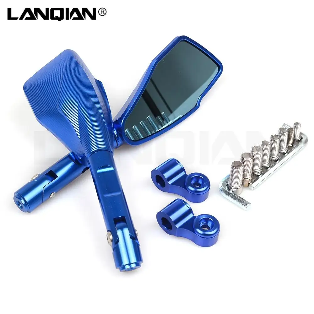 

1Pair Motorbike Rearview Mirror Motorcycle Mirror Folding Side Mirrors fit for most motorcycle 7/8"22mm handle bar universal