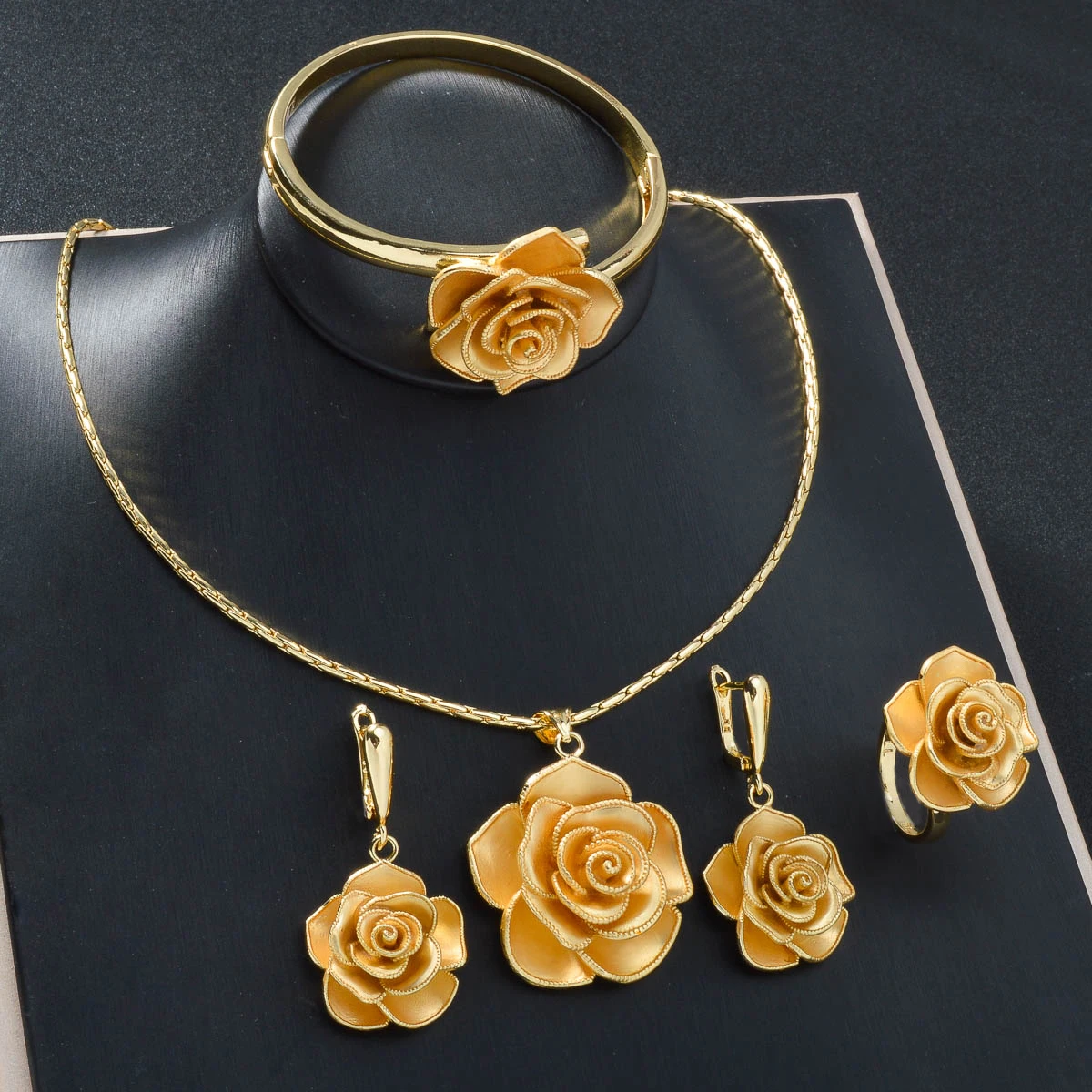 Diana Baby красочный цветок очаровательные комплекты ювелирных изделий золотого