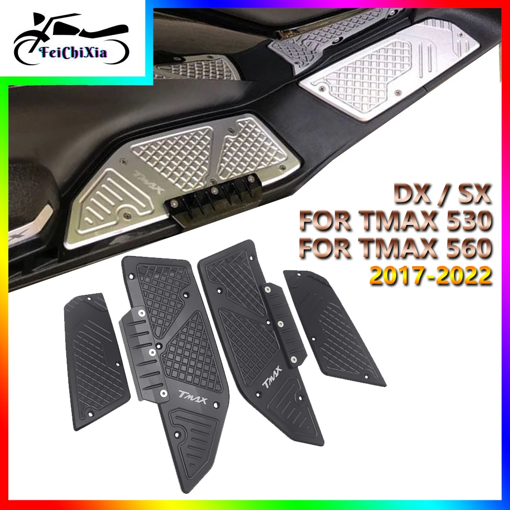 

Motorcycle Pedal Reinforced Footrest Pad For Yamaha T-MAX 530 SX T MAX 530 DX TMAX 560 Anti-skid Foot Pad Pedals 2017-2022