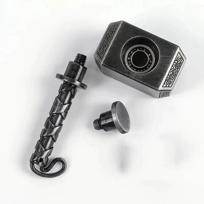 Lavero de Metal The Mighty Mjolnir martillo batalla фиджет-Спиннер yema del dedo игрушка для aliviar el est