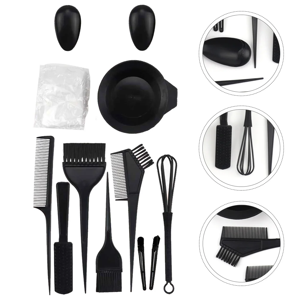 

1 Set Hair Coloring Tool Washable Practical Hair Dye Tools Hair Dyeing Kits for Home Hair Salon