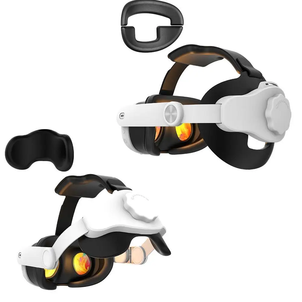 

Регулируемая головная повязка VR, удобная головная повязка, аксессуары VR для уменьшения давления на лицо, эргономичная Совместимость с гарнитурой Quest 3, Новинка