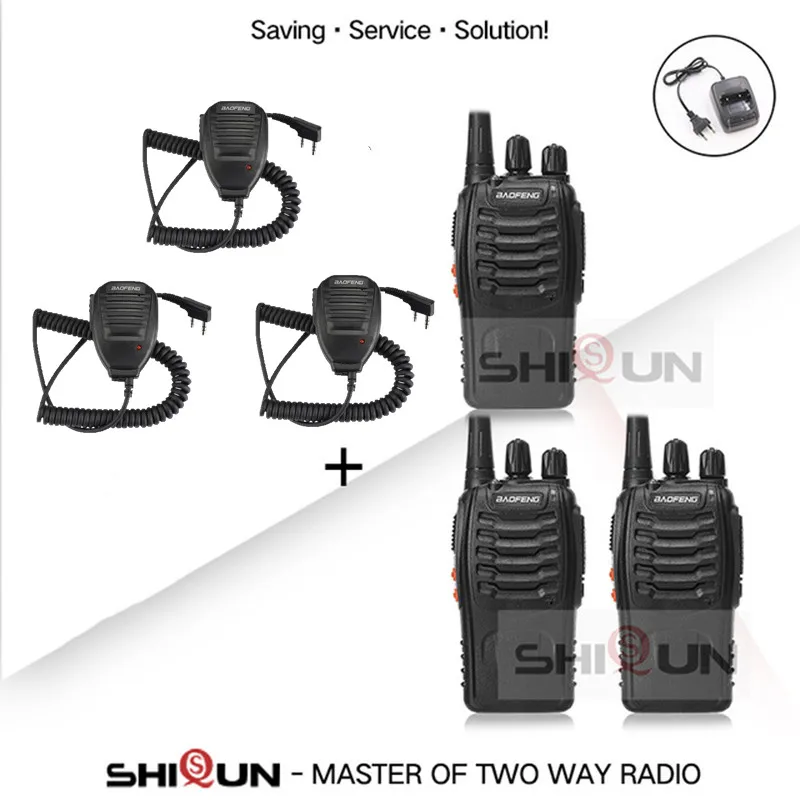 

3PCS/LOT Baofeng BF-888S Walkie Talkie 5W Radio 400-470MHzH777 Cheap Baofeng Two Way Radio H-777 H777 UHF High Power High li-on