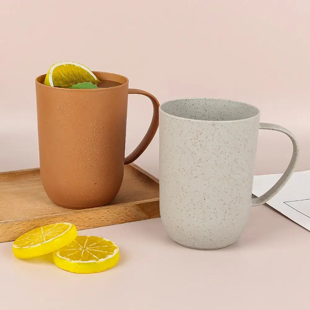 

Water Cup Useful Not Easy to Break Round Mouth Simple Student Drinking Cup for Home Drinking Cup Water Bottle