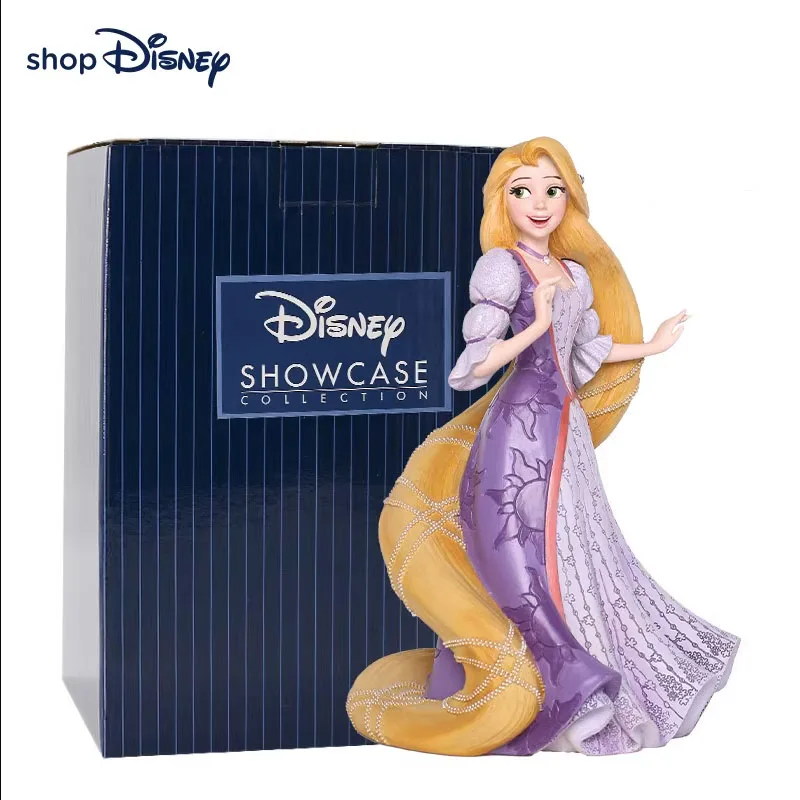 

Модель принцессы из длинных волос Disney, милая модная аниме мультяшная кукла, настольное украшение, подарок на день рождения
