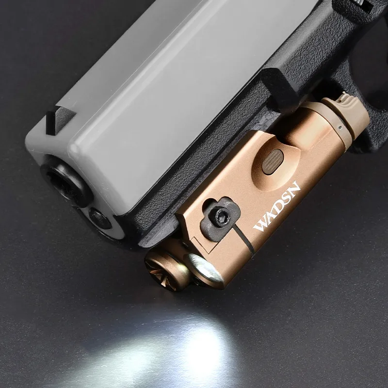 Тактический фонарик XC1 Metal Sure Weapon Gun Light для страйкбольного пистолета Glock G17 18 19 22 23