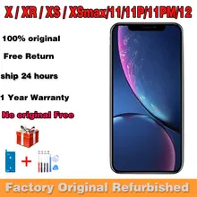 Original Screen Refurbish for IPhone XR 11 12 Pro Max Lcd Replacement Ecran for Iphone X XS Max Display True Tone Touch Assembly