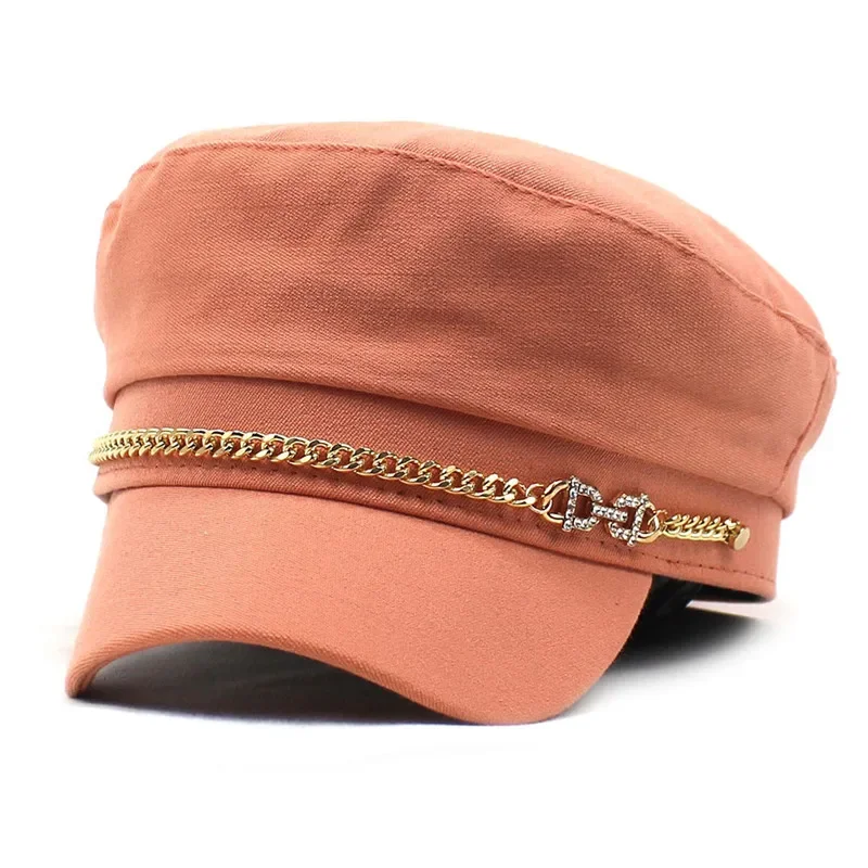 Женский однотонный берет из полиэстера с утиным языком простая повседневная