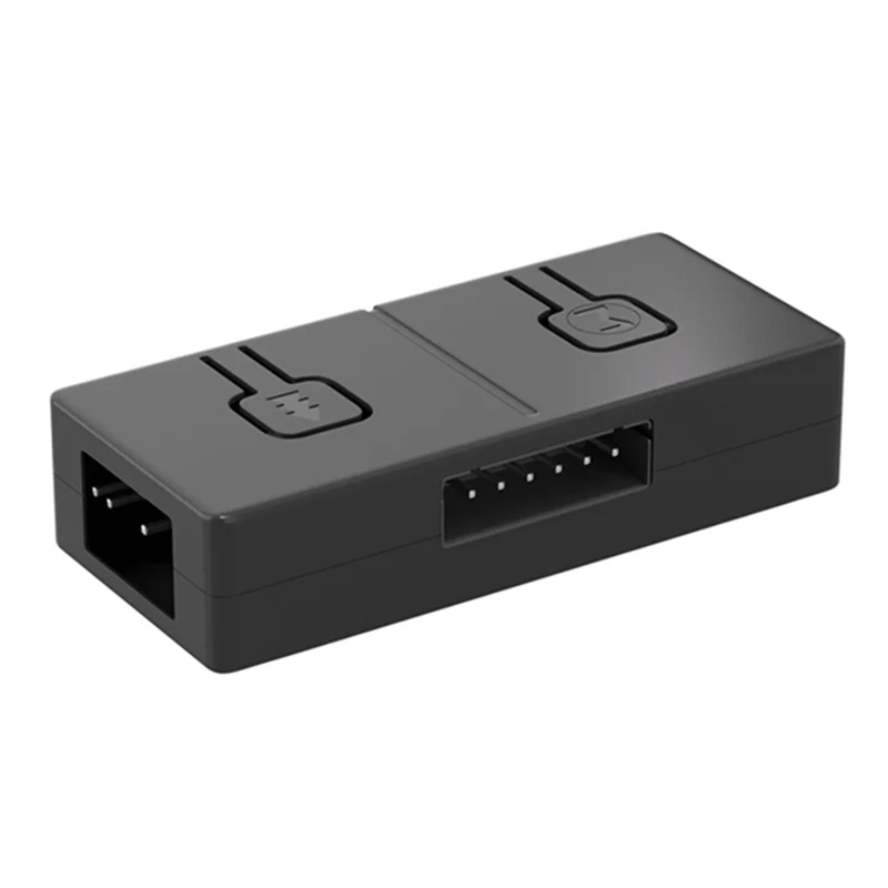 Фото 5 В 3-контактный преобразователь ARGB на 12 В 4-контактный RGB 5 В/3-контактный адаптер ADD-RGB на 12 В/4 контакта 5 В 3-контактный ручной контроллер №3