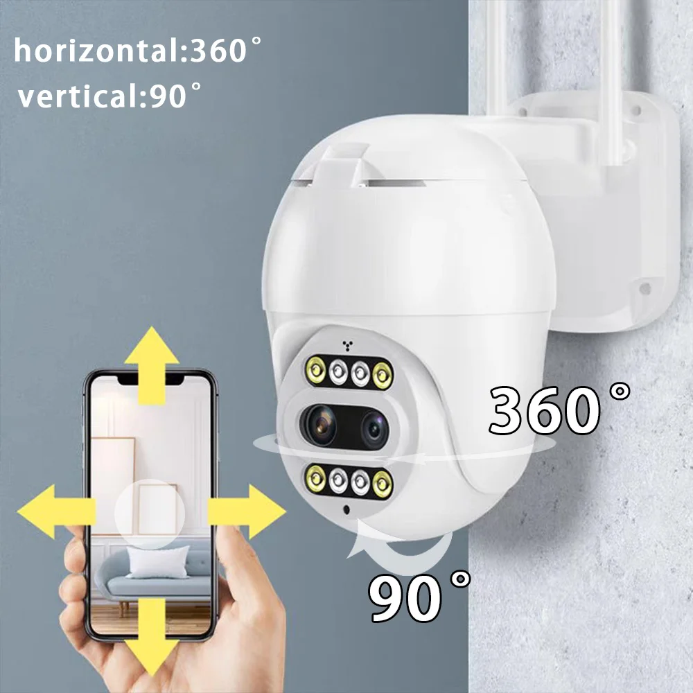 IP-камера с 10-кратным оптическим зумом 1080P Wi-Fi ночным видением | Безопасность и
