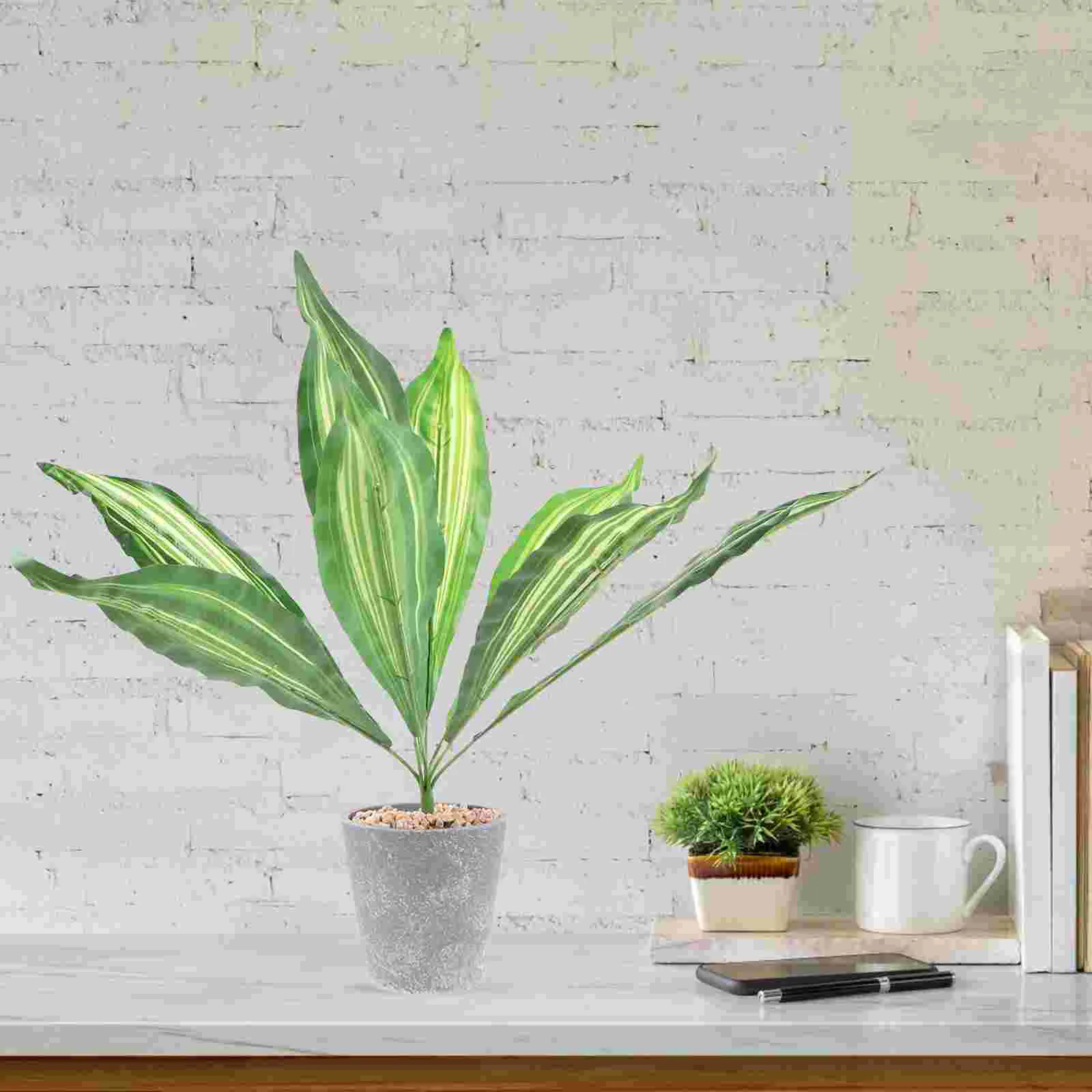 2 шт. искусственные растения на открытом воздухе искусственный тигр пиранья