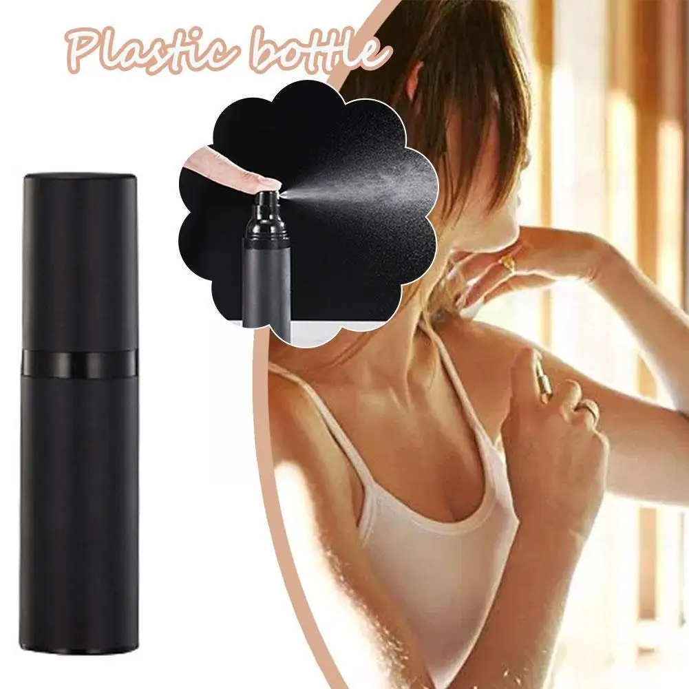 

30ml Cosmetic Bottling Matte Black Portable Press Plastic Empty Spray Bottles Refillable Lotion Container Sub-bottle For Tr T6V8