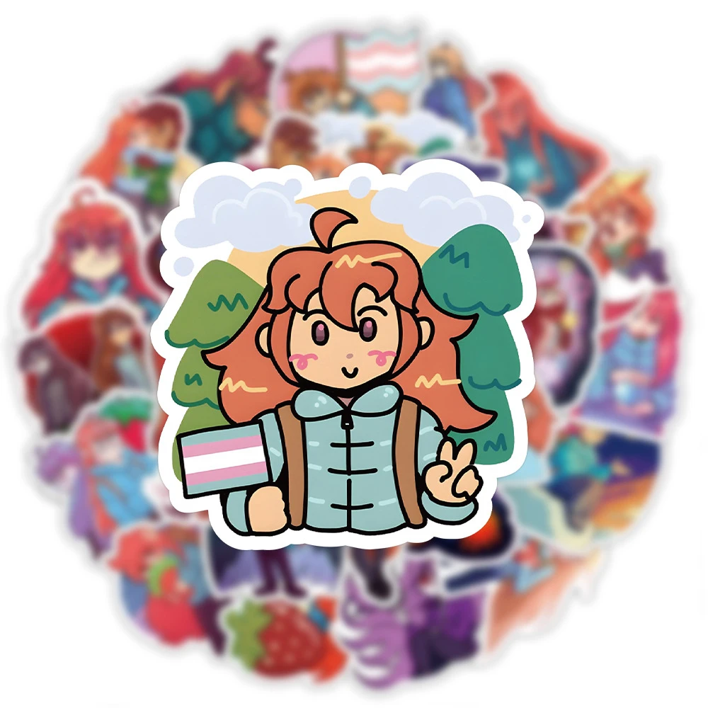 10/30/50 шт. Мультяшные наклейки в стиле игры Селеста милые для ноутбука автомобиля