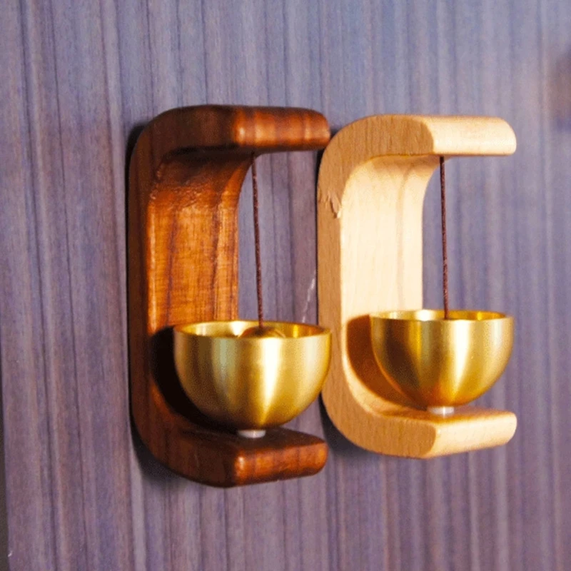 R2LD классические деревянные дверные колокольчики с магнитной ручкой входной