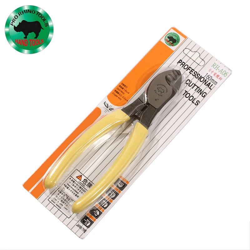 Оригинальные японские ИНСТРУМЕНТЫ RHINO 6, 8, 10-дюймовые плоскогубцы для кабельных зажимов для резки и зачистки
