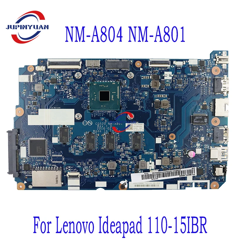 

NM-A804 NM-A801 материнская плата. Для Lenovo Ideapad 110-15IBR Материнская плата ноутбука. С N3060/N3710 CPU.2G/4G RAM 100% протестированная работа