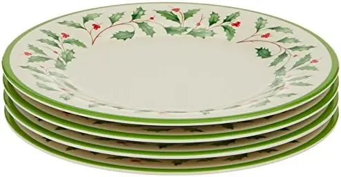 

4-Piece Melamine Dinner Plate Set