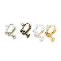 5pcs french ear clip invisible painless earring hooks jewelry making accessories no pierced ear jewelry 17x16mm