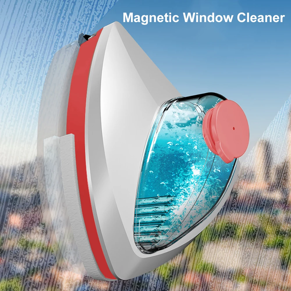

Магнитный стеклоочиститель, двусторонняя щетка для окон с автоматическим разрядом воды, бытовые чистящие инструменты