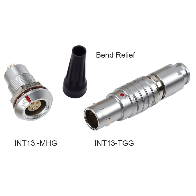 0B 2 3 4 5 6 7 9-контактный двухтактный самоблокирующийся водонепроницаемый разъем