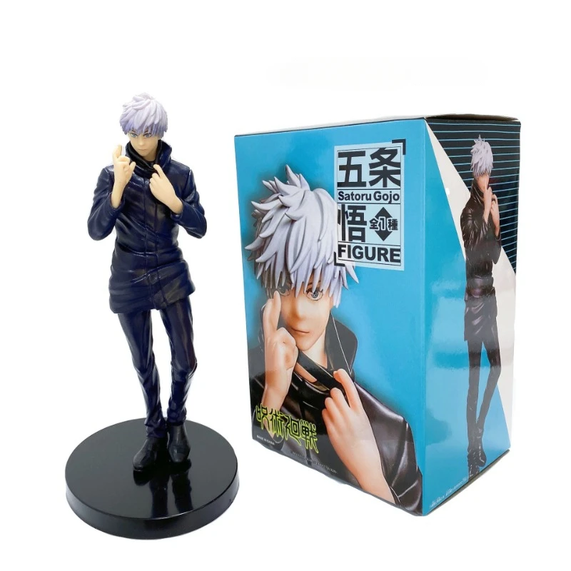 

Anime Jujutsu Kaisen Itadori Yuji Action Figures Satoru Gojo Figures Standing Posture Ornament Wild Rose Children Birthday Gift