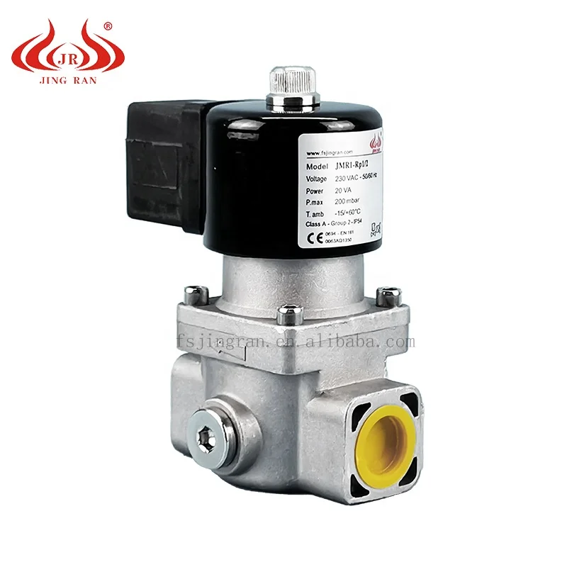 

Combustion system gas control solenoid valves